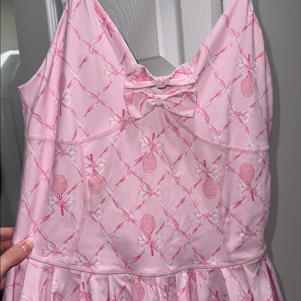 LoveShackFancy Light Pink Bow hubert Dress - Picture 4 of 6